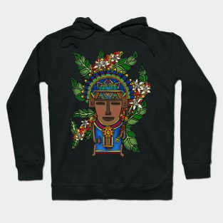 MUISCA CHIBCHA COLOMBIA COFFEE PLANT - full colour Hoodie